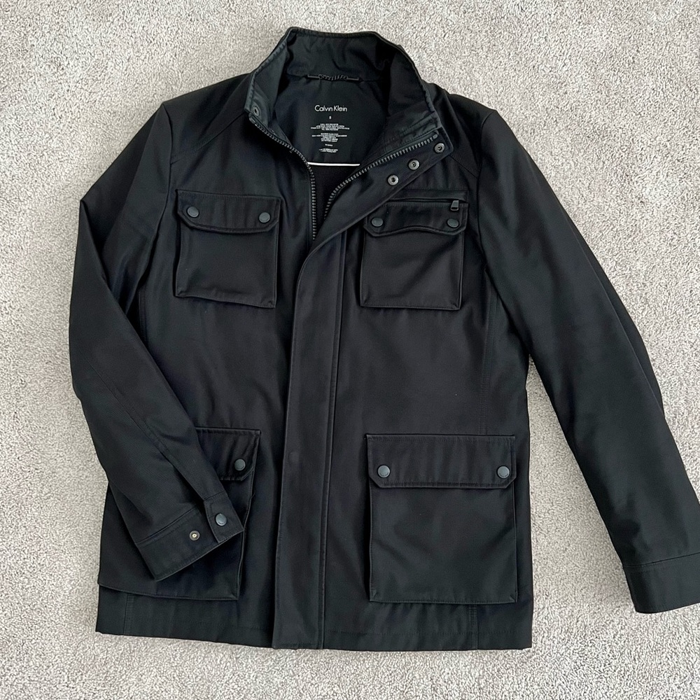 Calvin Klein Men’s Black Coat Jacket Size Small